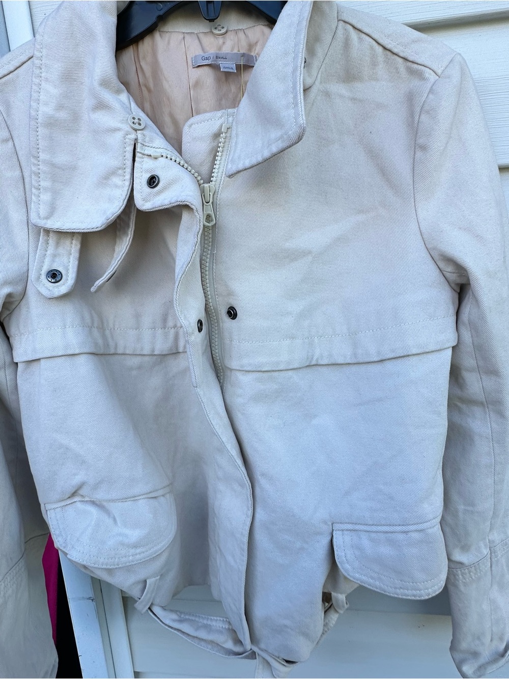 GAP Light Cream Utility Jacket - Picture 5 of 5